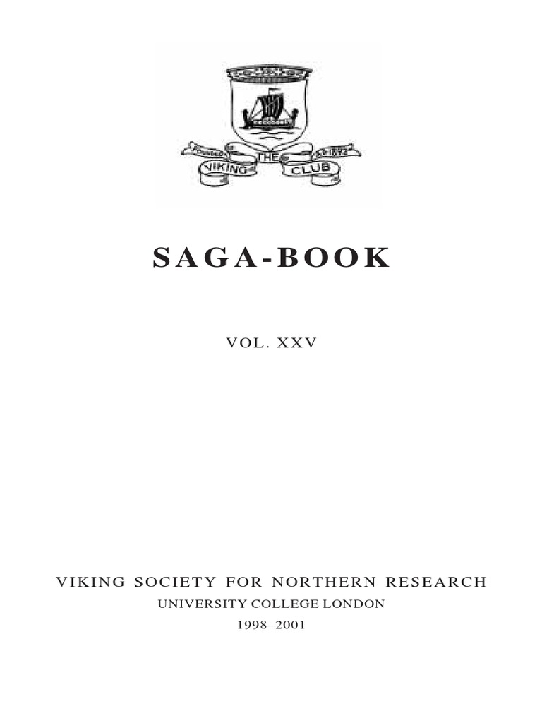 Saga Book XXV | PDF | Iceland | Archaeology