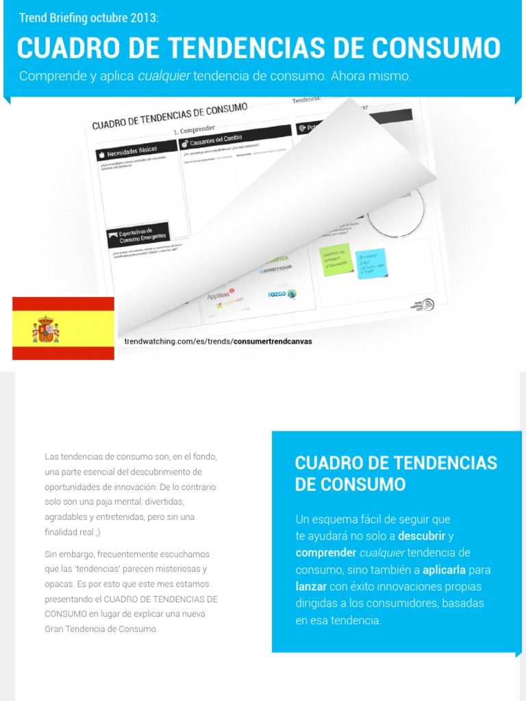 2013-10 Consumer Trend Canvas (Es) | PDF | Consumo (economía) | Innovación