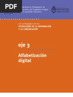 Eje 3 -Alfabetización digital