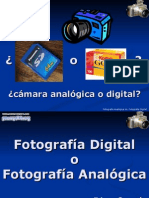 Fotografia Digital Vs Fotografia Analogica