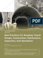 Best Practices Roadway Tunnels