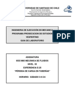 E25 Perdida de Carga en Tuberías