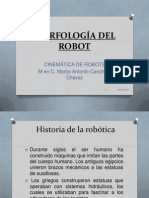 MORFOLOGÍA DEL ROBOT