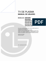 Manual de Usuario TV de Plasma LG