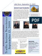 Traffic News September 13, 2009: Randall - Hickerson@nashville - Gov David - Corman@nashville - Gov Erika - Bowden@nashville - Gov