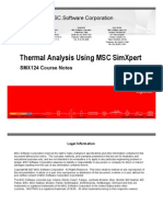 Thermal Analysis Using MSC SimXpert R3.2 Course Notes