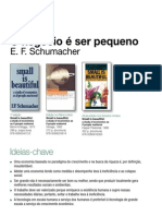 O Negócio É Ser Pequeno E. F. Schumacher