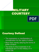 Military Courtesy and Discipline