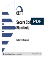 Cert Secure Coding Standards