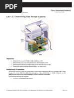 Lab 1.3.2 Determining Data Storage Capacity: CCNA Discovery Networking For Home and Small Businesses