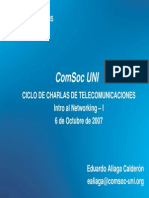 1ra Charla Comsoc UNI 20071006