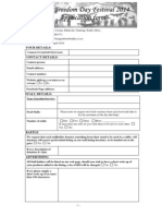 PFDF 2014 Application Form