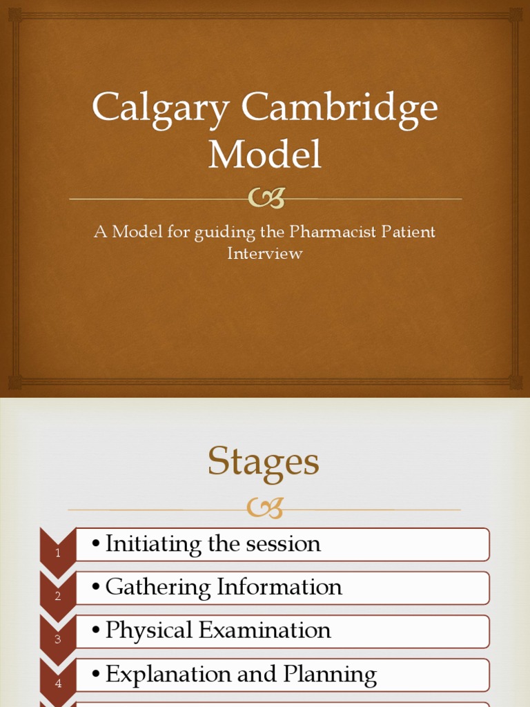 Calgary Cambridge Model | Bronchitis | Cough