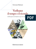 Giovanni Mattazzi - Verbano Il Tempo e Il Ricordo. Prefazione e Capitolo 23 - "I Celti e La Cultura Di Golasecca"