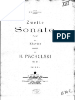 Pachulski, H. - Zweite Sonate in F-Dur, Op. 27