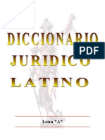 Diccionario Juridico Latino