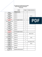 Course Matrix Kursus Engineering Science BB101 Sesi Dis 2013