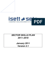 Isett Seta Sector Skills Plan 2011 2016 Jan 2011 Version v2p1