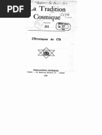 La Tradition Cosmique 3 PDF - 1 - 1dm