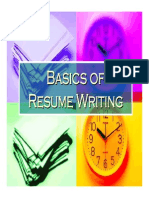 2 Basics of Resume Writing