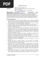 World Bank CV Format Template | PDF | Project Management