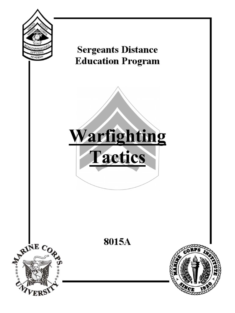 Usmc Tactical Decision Making Guide Pdf Military Tactics Company