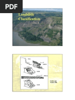 Landslide Classification: Cruden and Varnes, 1996