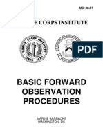Basic Forward Observation Procedures