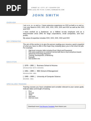 Professional Resume