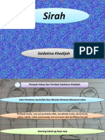 Presentation of PowerPoint (Sirah)