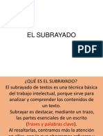 EL SUBRAYADO.pptx