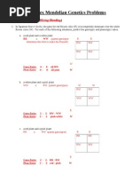ANSWERS Complex Mendelian Genetics Problems