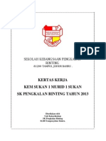 Kertas Kerja Kem Sukan Sekolah