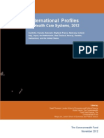 Profilul International Al Sistemului de Sanatate 2012
