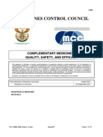 SA - Complementary Medicines Registration
