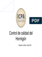 Control de Calidad Del Hormigon