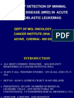 Status of Detection of Minimal Residual Disease (MRD) in Acute Lymphoblastic Leukemias - N. Nancy