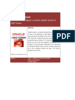 Configure custom splash screen in ADF Faces