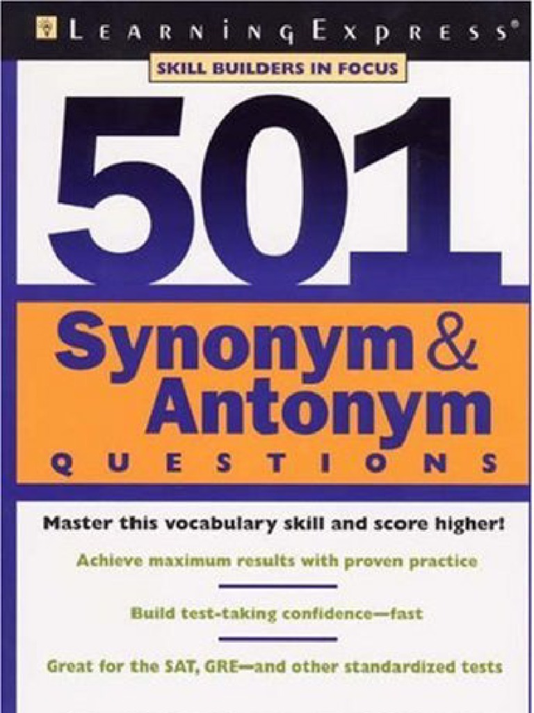 Worksheet Bent Synonym 501 synonymsantonyms test assessment graduate record examinations