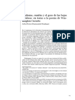 Julio Prieto - Realismo, Cumbia y El Gozo de Las Bajas Palabras en Torno A La Poesía de Wáshington Cucurto PDF