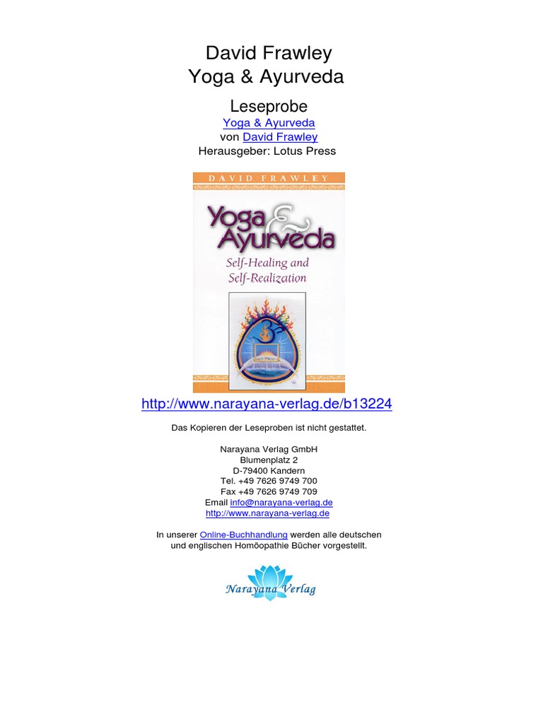 YogaAyurvedaDavidFrawley.13224 2the Soul and Its Different Bodies PDF PDF Ayurveda Soul