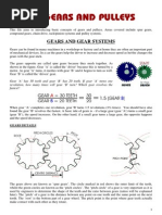 Gears and Pulleys