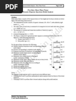 Dynamics Response Spectrum Analysis - Shear Plane Frame