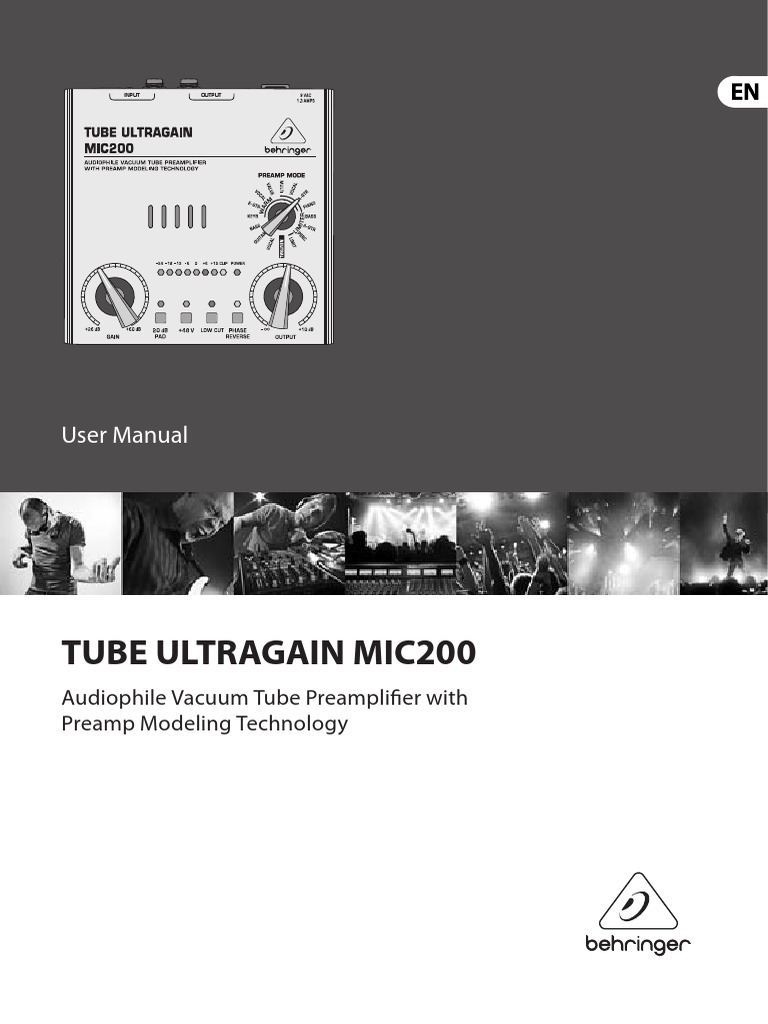 Behringer MIC200 | PDF