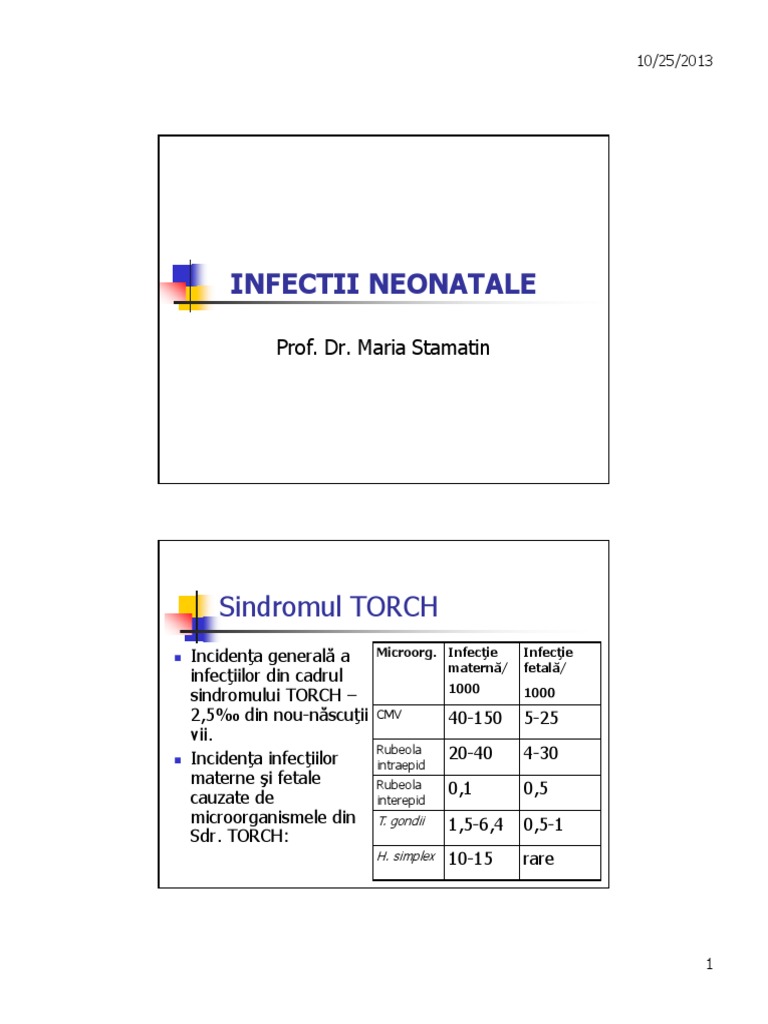 Infectii Neonatale | PDF