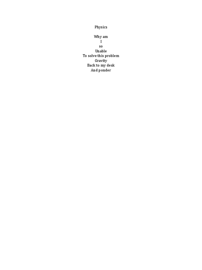 Struggling with Gravity Problems in Physics | PDF