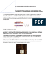 Capacitancia e Inductancia en Circuito de Corriente Alterna