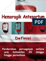 Hemoragik Antepartum