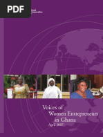 Download Voices of Women Entrepreneurs in Ghana April 2007 by IFC Sustainability SN19890901 doc pdf