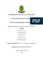 Condiciones Topograficas